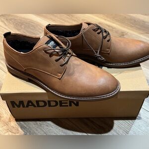 Men's Madden Ortholite Melizzie Cognac Dress Shoes Size 11 BNWT